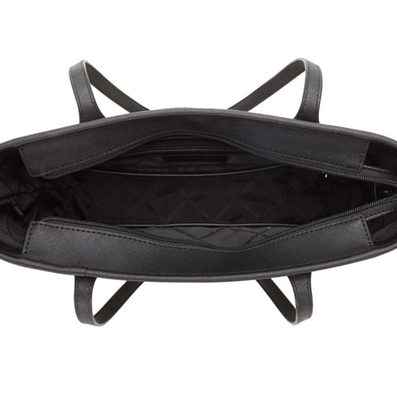 NWT❣️MICHAEL Kors Eva Small Top Zip Tote Black Multi Zebra - Picture 3 of 5